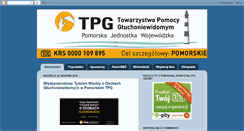 Desktop Screenshot of pomorskie-tpg.blogspot.com