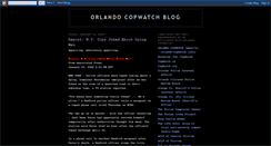 Desktop Screenshot of copwatchorlando.blogspot.com