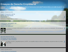 Tablet Screenshot of ensayosdederechoempresarial.blogspot.com