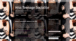 Desktop Screenshot of missteenagesocialitenyc.blogspot.com