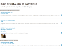 Tablet Screenshot of caballosdemartincho.blogspot.com