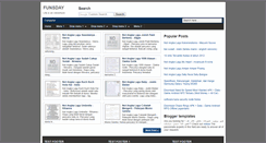 Desktop Screenshot of funsday.blogspot.com