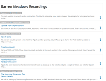 Tablet Screenshot of barrenmeadowsrecordings.blogspot.com