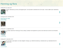 Tablet Screenshot of honningogflora.blogspot.com