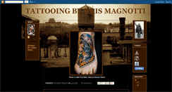 Desktop Screenshot of magnottitattoo.blogspot.com