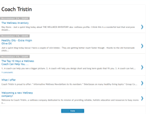 Tablet Screenshot of coachtristin.blogspot.com