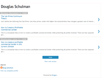 Tablet Screenshot of dougschulman.blogspot.com
