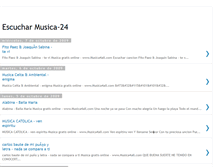 Tablet Screenshot of escucharmusica-24.blogspot.com