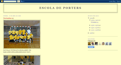 Desktop Screenshot of escoladeporters.blogspot.com