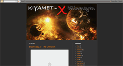 Desktop Screenshot of kiyamet-x-bilinmeyen.blogspot.com