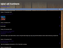 Tablet Screenshot of kumbaraship1.blogspot.com