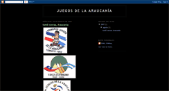 Desktop Screenshot of juegosdelaaraucania.blogspot.com