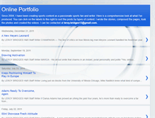 Tablet Screenshot of leroysportfolio.blogspot.com