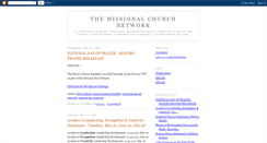 Desktop Screenshot of missionalchurchnetwork.blogspot.com