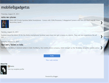 Tablet Screenshot of mobile-gadgetss.blogspot.com