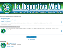 Tablet Screenshot of ladeportivaweb.blogspot.com