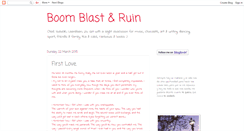 Desktop Screenshot of boomblastandruin.blogspot.com