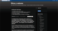 Desktop Screenshot of eticayvaloresll.blogspot.com