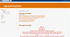 Desktop Screenshot of nguyensytien.blogspot.com