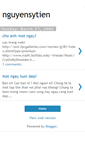 Mobile Screenshot of nguyensytien.blogspot.com