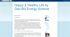 Desktop Screenshot of happyhealthylifebygeo-bioenergy.blogspot.com