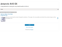 Tablet Screenshot of antarctic-krill-oil.blogspot.com