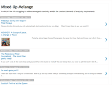 Tablet Screenshot of mixed-upmelange.blogspot.com