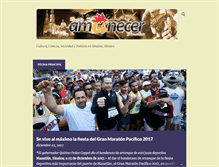Tablet Screenshot of amanecersinaloa.blogspot.com