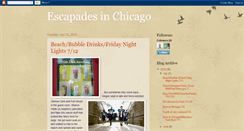 Desktop Screenshot of escapadesinchicago.blogspot.com