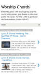 Mobile Screenshot of chords4worship.blogspot.com