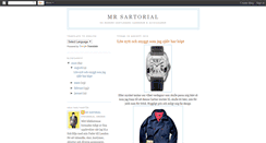 Desktop Screenshot of mrsartorial.blogspot.com