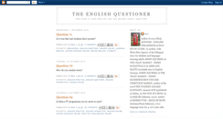 Desktop Screenshot of englishquestioner.blogspot.com