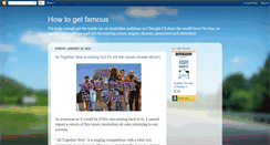 Desktop Screenshot of getfamousnow.blogspot.com