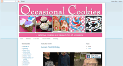 Desktop Screenshot of occasionalcookies.blogspot.com