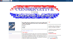 Desktop Screenshot of conservativewithlibertarianleanings.blogspot.com