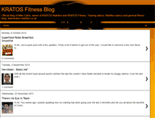 Tablet Screenshot of kratos-fitness.blogspot.com