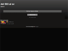 Tablet Screenshot of del503alsv.blogspot.com