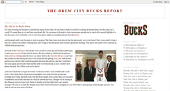 Desktop Screenshot of brewcitybucksreport.blogspot.com