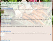 Tablet Screenshot of livingwithoutsupermarkets.blogspot.com