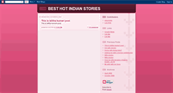 Desktop Screenshot of besthotindianstories.blogspot.com