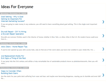 Tablet Screenshot of ideasforevery1.blogspot.com