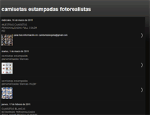Tablet Screenshot of lacamisetaestampada.blogspot.com