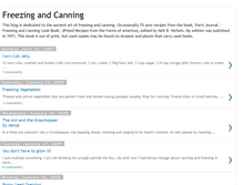 Tablet Screenshot of freezingandcanning.blogspot.com