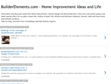 Tablet Screenshot of builderelements.blogspot.com