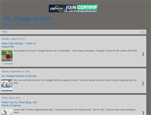 Tablet Screenshot of my-vintage-kitchen.blogspot.com