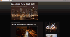 Desktop Screenshot of decodingnyc.blogspot.com