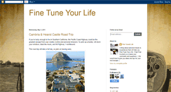 Desktop Screenshot of finetunedlife.blogspot.com