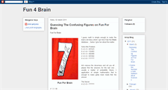Desktop Screenshot of fun4brain.blogspot.com