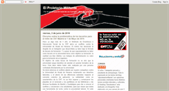 Desktop Screenshot of elproletariomilitante.blogspot.com