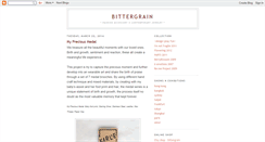 Desktop Screenshot of bittergrain.blogspot.com